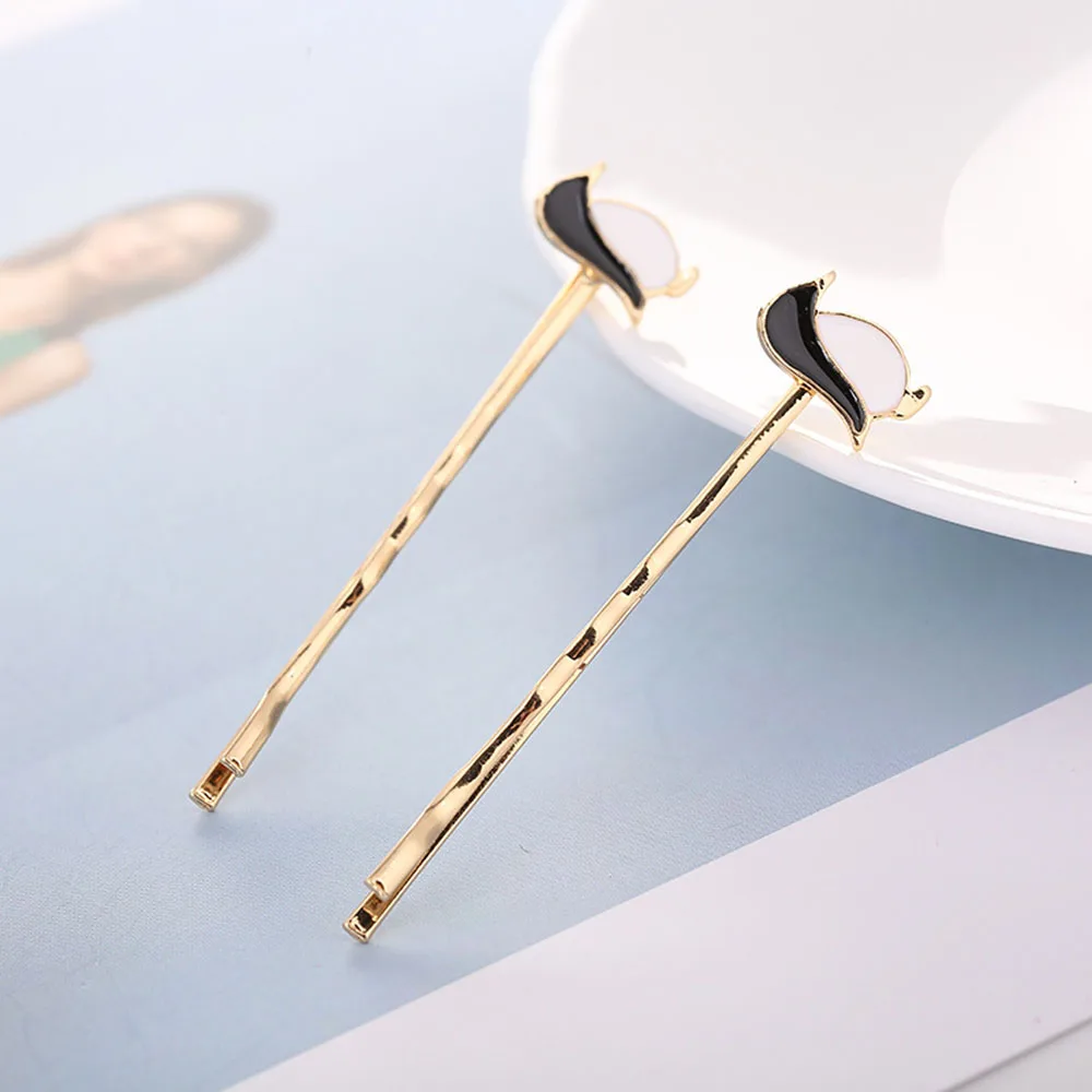 1 шт. модная женская металлическая заколка для волос милая с кошкой в виде