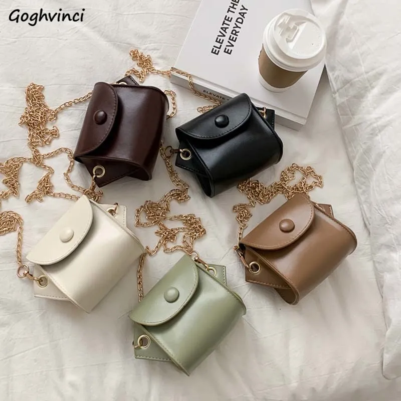 

Маленькие сумки через плечо из искусственной кожи, женская сумка на цепочке с застежкой, сумка на одно плечо с монетницей, милые универсальн...