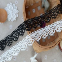 hot selling lace accessories black and white and dichromatic necklace 2 5 cm wide clothing water soluble lace