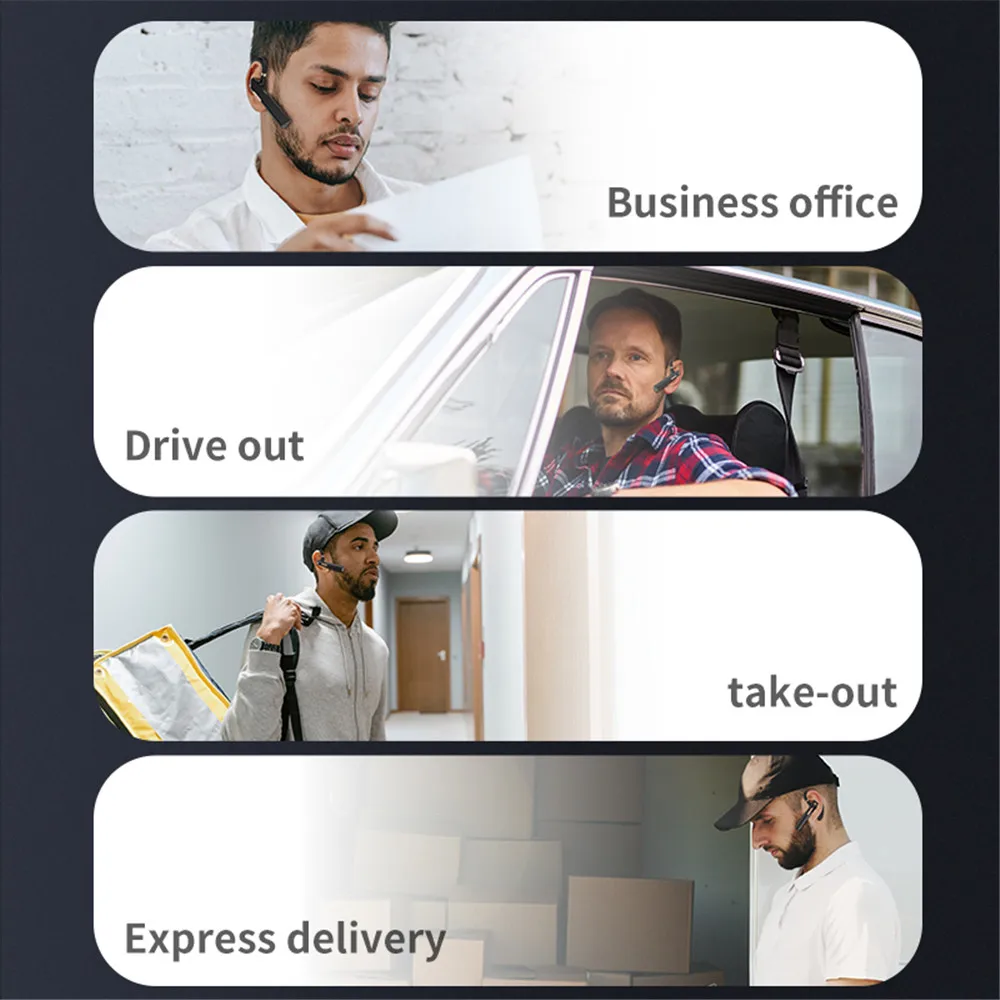 Bluetooth wireless headset intelligent charging and noise reduction function for making receiving calls game audio vide | Электроника
