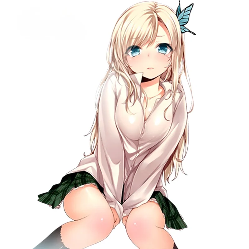 Женский кашивазаки сена виниловая пленка Сексуальная красивая Автомобильная