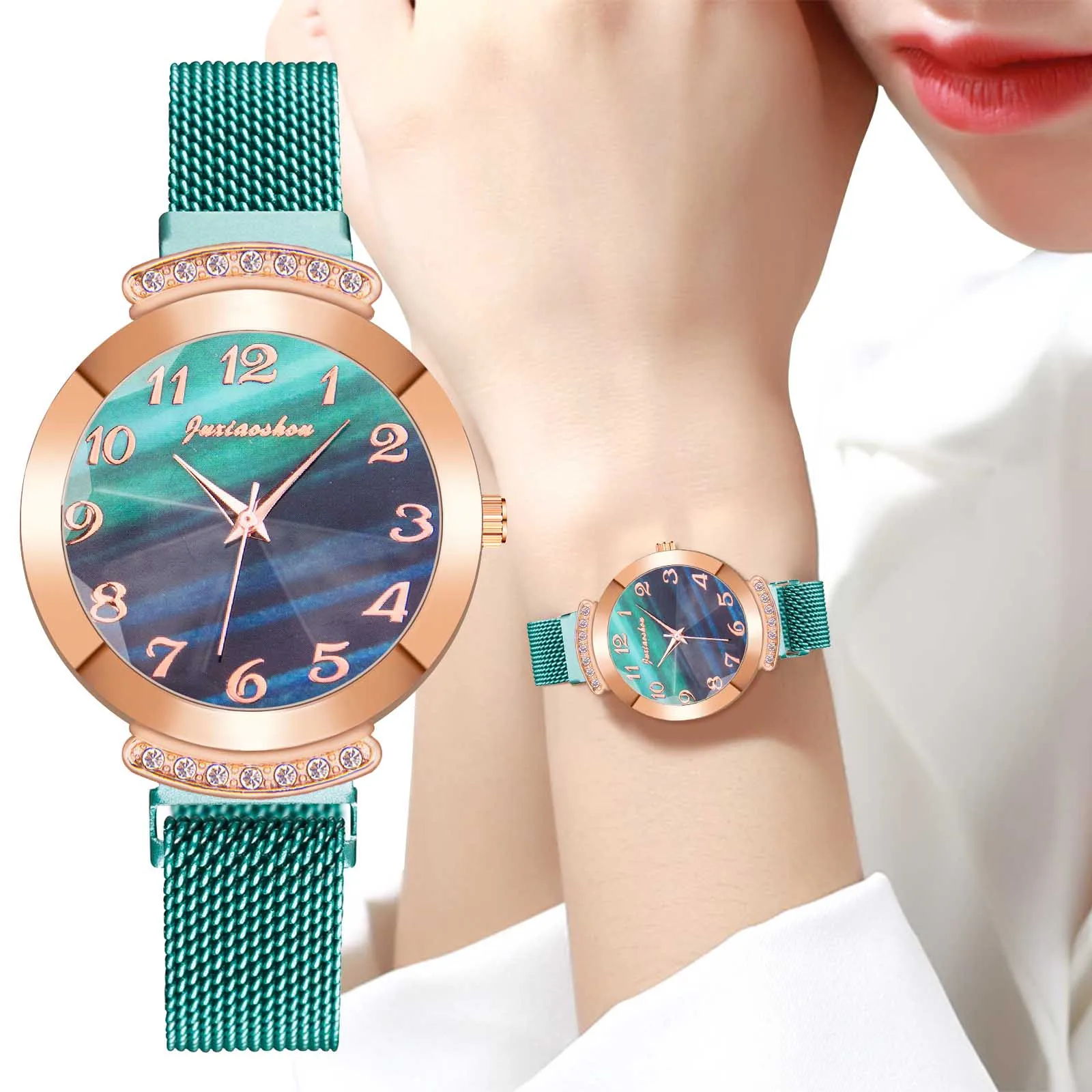 

Fashion Women Quartz Watch Flower Rhinestone Wrist Watches Luxury Casual Female Quartz Watch Relogio Feminino Drop Shipping