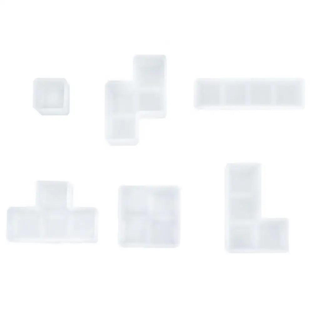 Эпоксидная смола форма силиконовая Tetris Cube Tray корзины ручной работы для хранения