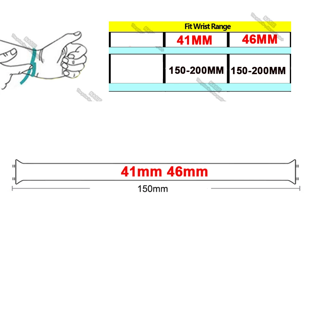 

Replacement Strap For OPPO Watch Bracelet Accessories Bohemia Elastic Nylon Loop Band for For OPPO Watch Band 46mm 41mm