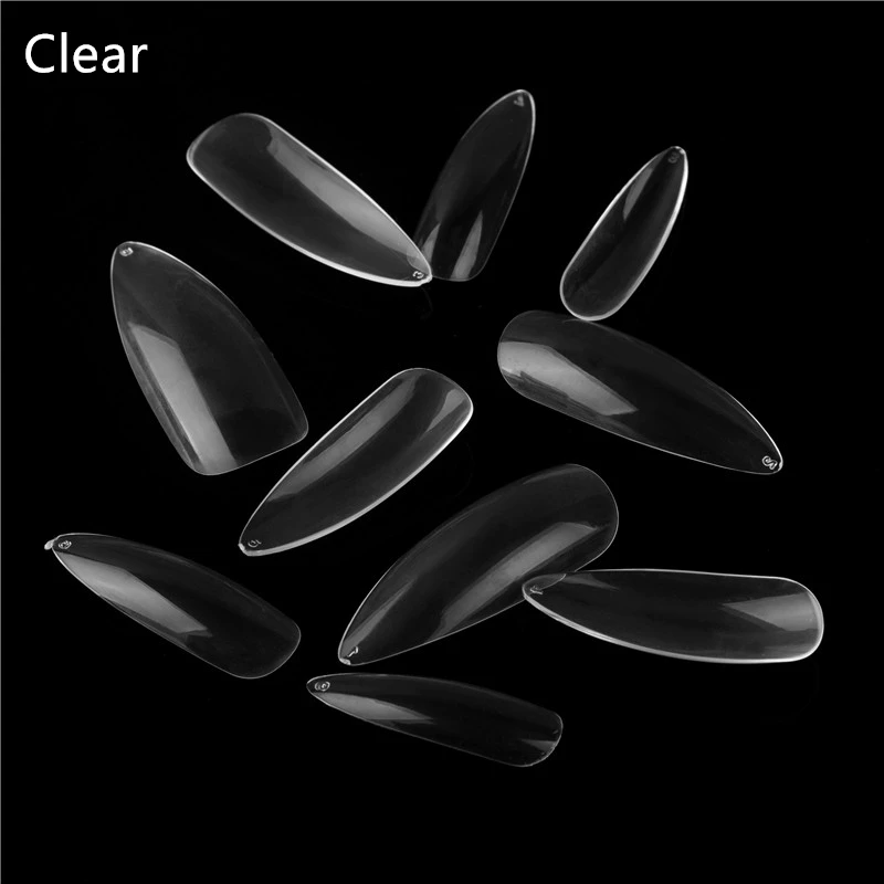 100 шт./кор. накладные для Неил арта украшения кончиков ногтей французские балетки