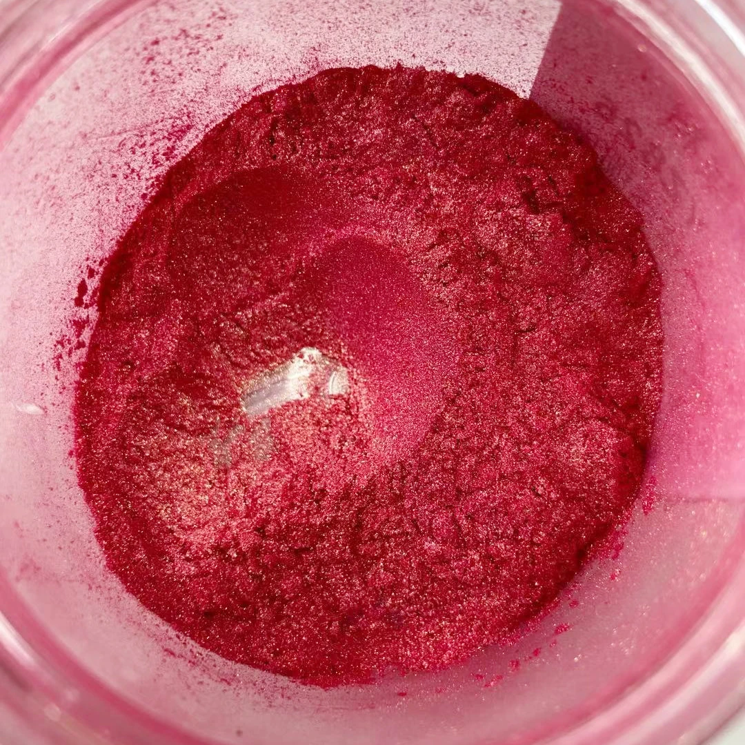 Красный жемчужная пудра минеральная слюдяной порошковый пигмент акриловая