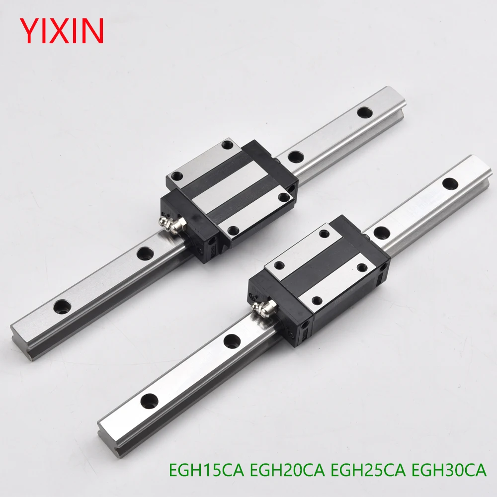Тяжелая линейная направляющая EGH15 EGH20 EGH25 EGH30 L100 300 600 800 мм EGH15CA с блочной кареткой CNC