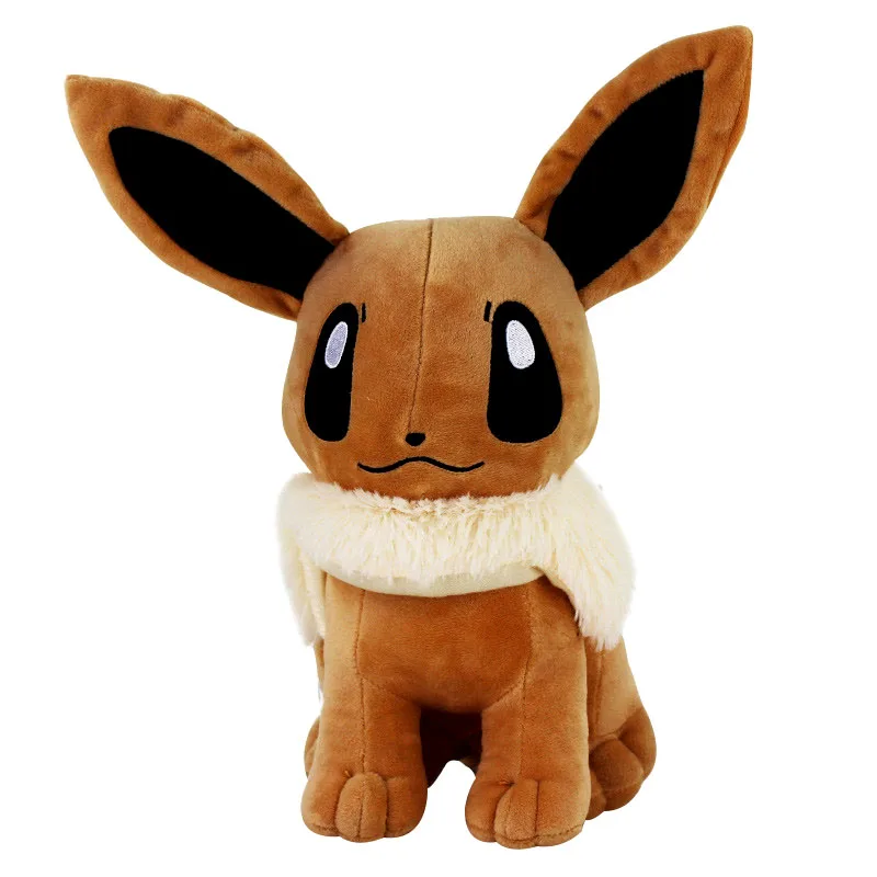 Игрушка плюшевая Eevee большая сидячая мягкая игрушка Зверюшка подарок для детей 12
