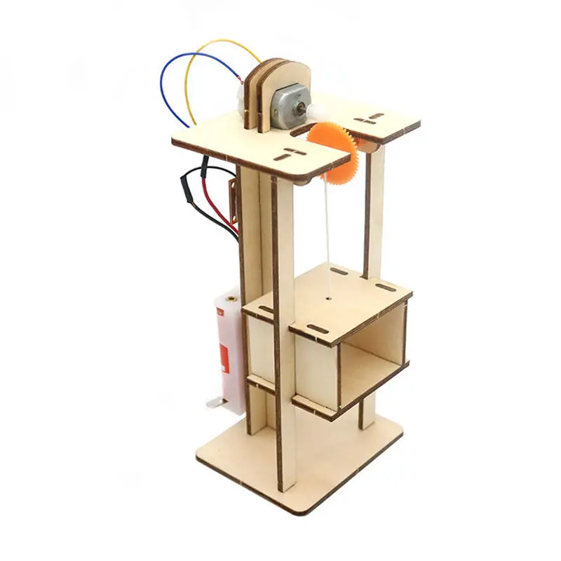 Электрический подъемник Diy модельный комплект забавный подарок для когнитивного