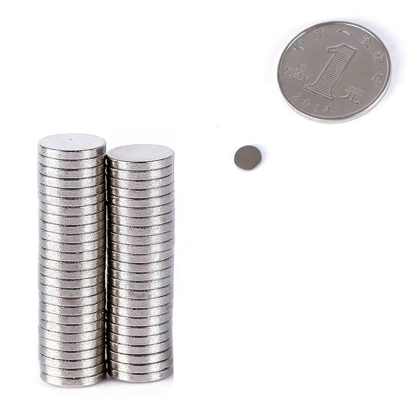 2021 New Wholesale 100 Pcs 6mm x 1mm Cylinder Strong Rare Earth Mass Neodymium Magnet Materials Mini Small Disc | Обустройство дома