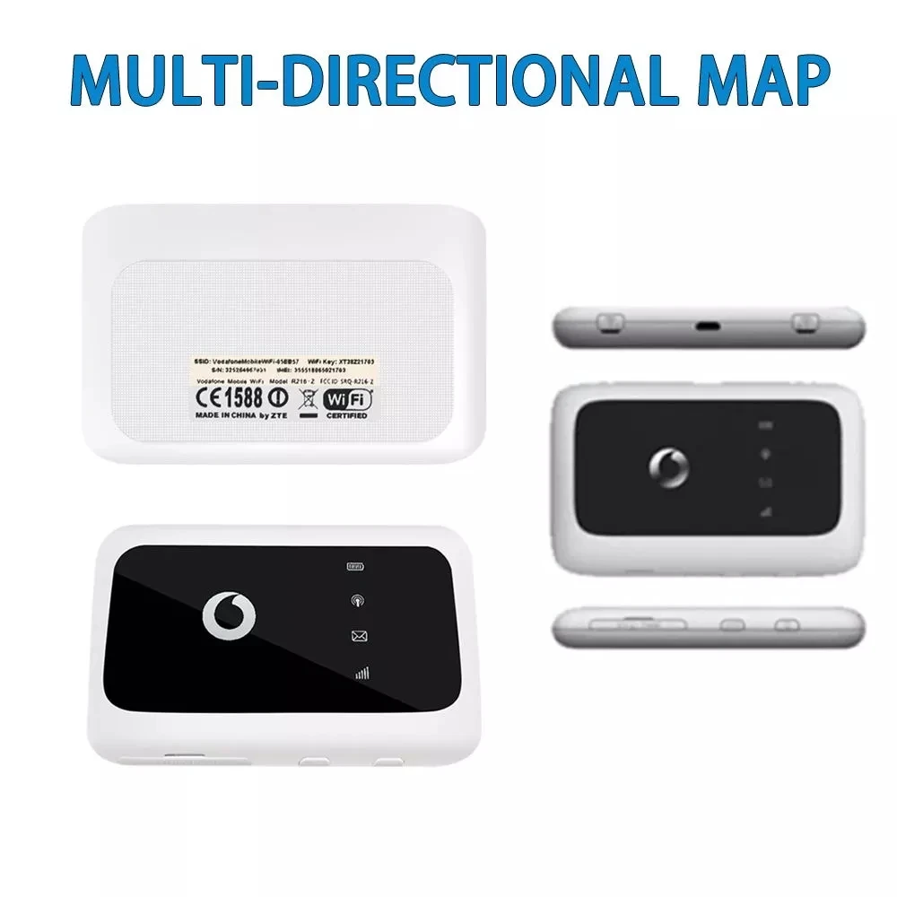 Карманный беспроводной Wi-Fi роутер Vodafone R216 (с антенной) pk Huawei E5573 E5577 E5372 ZTE MF910 |
