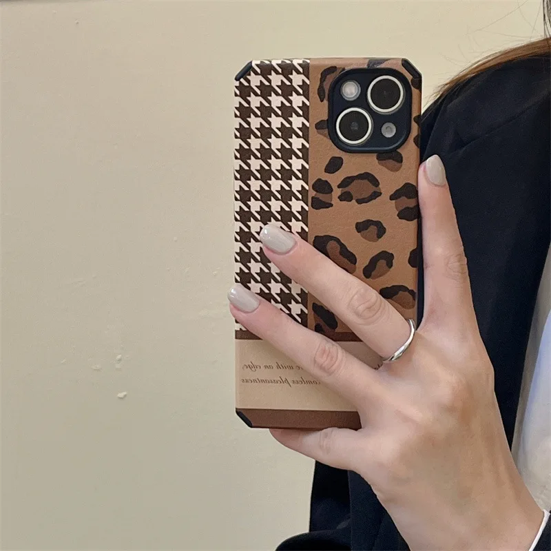 

Модный чехол для телефона с леопардовым принтом для iPhone 13 12 11 Pro Xs Max X Xr 7 8 Plus Se2, противоударный мягкий силиконовый чехол-накладка