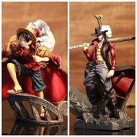 anime pirate king jorakul mihok eagle eye luffy 15cm pvc action figures model statue collection ornaments decoration toy gift