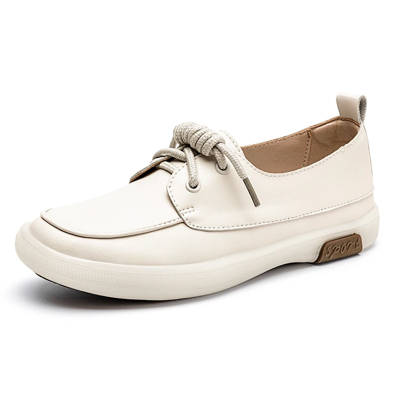 

Woman New Brand Fashion Casual Shoes Female All-match Leather Loafers Moccasin Ladies Slip-on Flat Driving Zapatillas