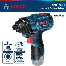 Bosch GDR120-LI Lithium Battery Impact Screwdriver 12V Cordless Electric Screwdriver Impact Drill Bosch Professional Power Tools