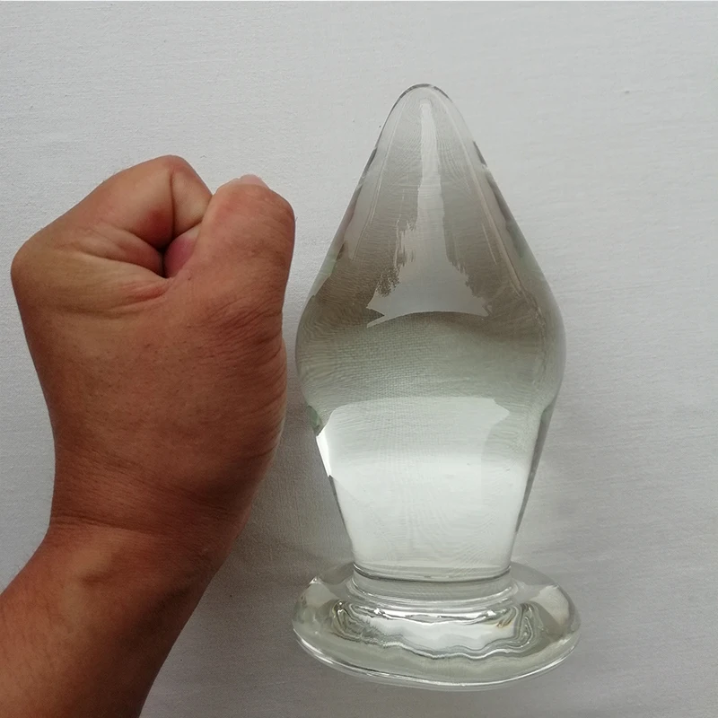 Пробка Анальная 8 см супер-огромные анальные пробки из гладкого стекла большая