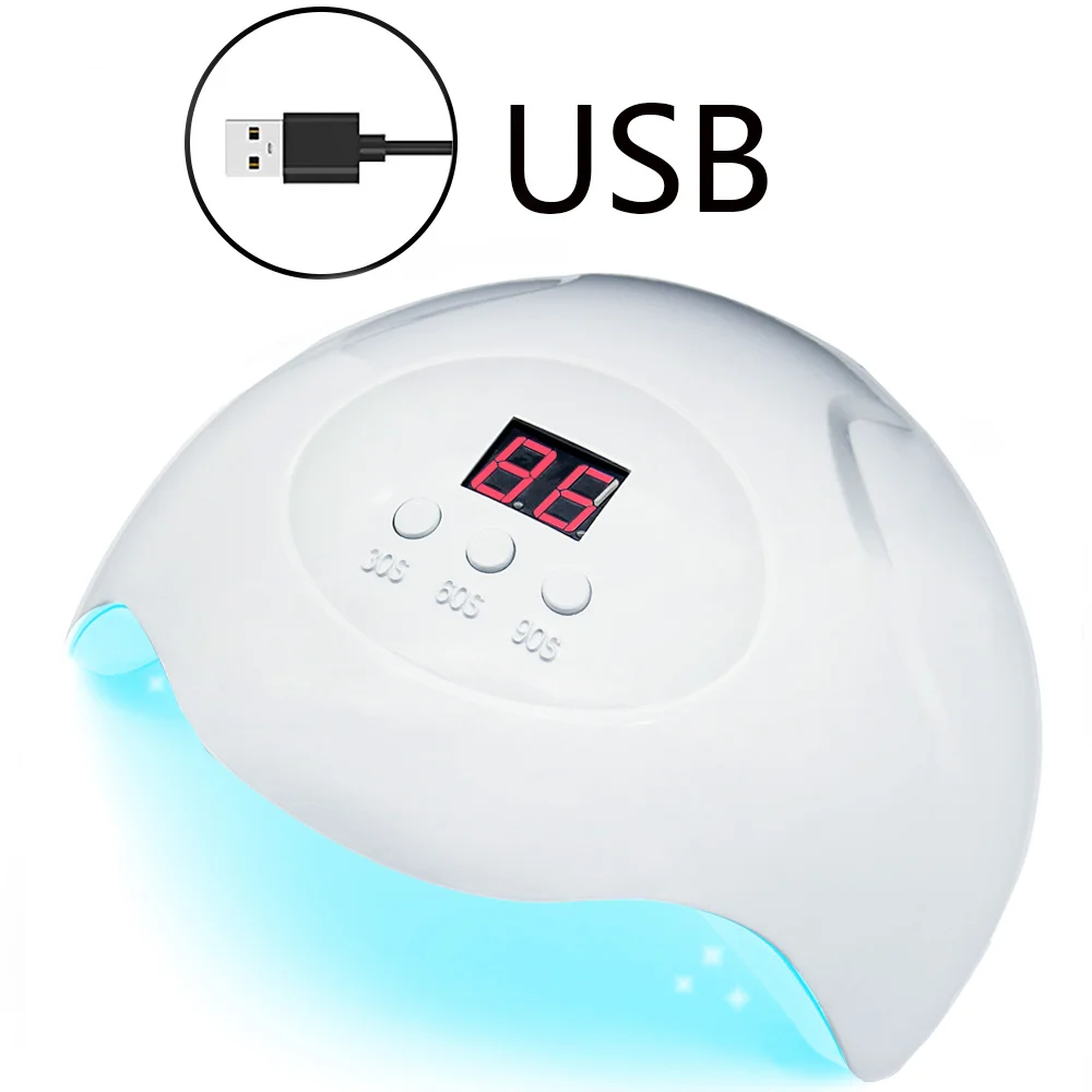 Sun X7 LKE Светодиодный УФ-лампа для ногтей, Профессиональная USB Сушилка для ногтей, для маникюра, салонов, быстроотверждаемый Гель-лак для ногтей, 15 шт. Светодиодный УФ-лампа для педикюра - Цвет: Sun X7