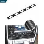 1 шт., автомобильные наклейки из углеродного волокна для кондиционера Porsche Cayenne 2003-2010