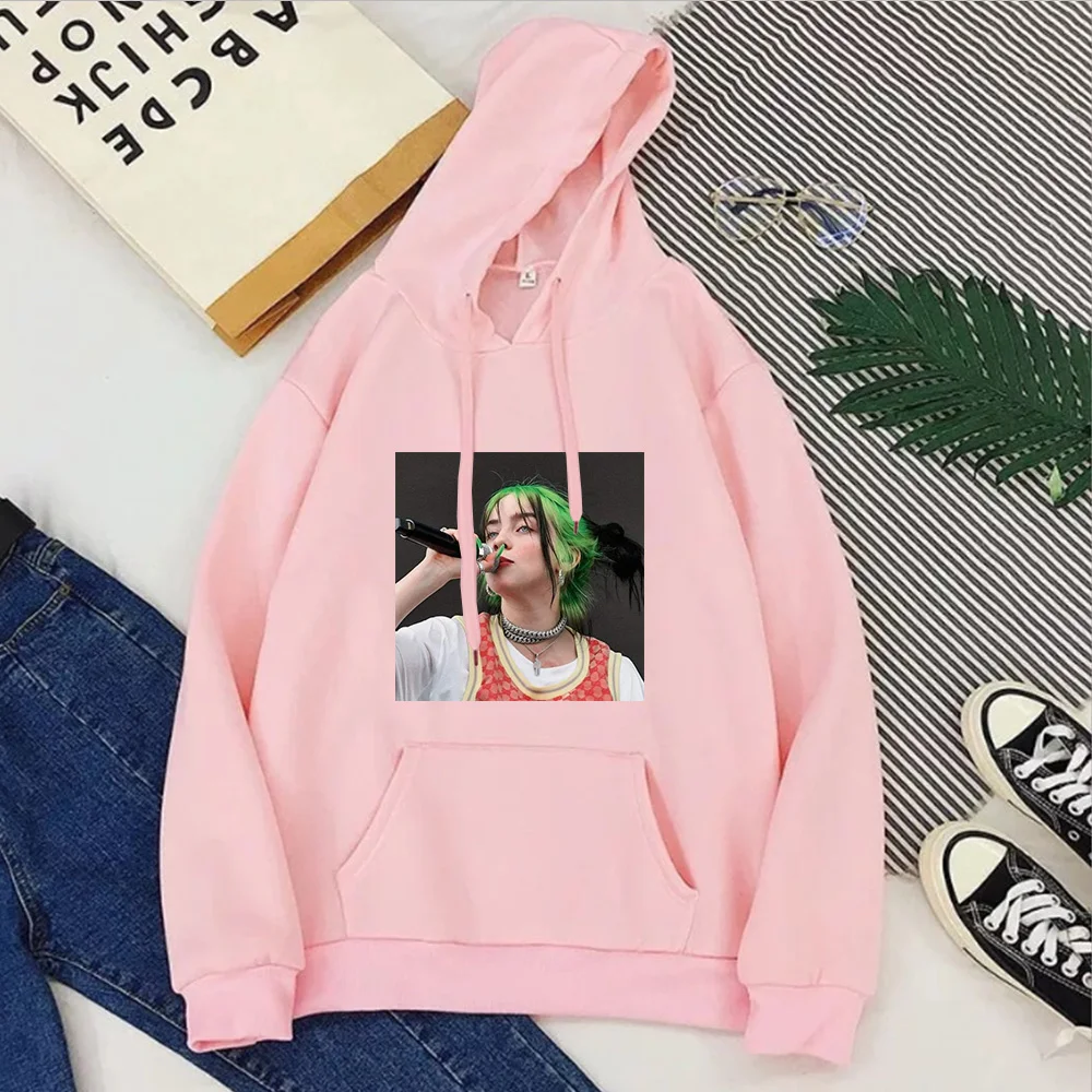 

Music Sweatshirt Pictures Streetwear Pink Hoodie Print Music Hoodies Women Fans Collection 2020 Harajuku