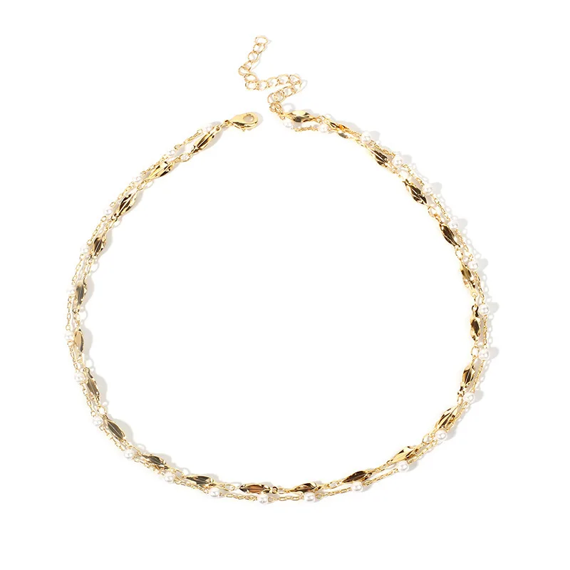 

Maiden's heart surpasses Xiangang's wind, folding chain neck chain
