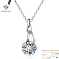s925 sterling silver color necklace natural moissanite pendant jewelry for women silver 925 jewelry bizuteria collares