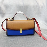 2021 autumn and winter new european and american style retro womens bag first layer cowhide all match crossbody handbag