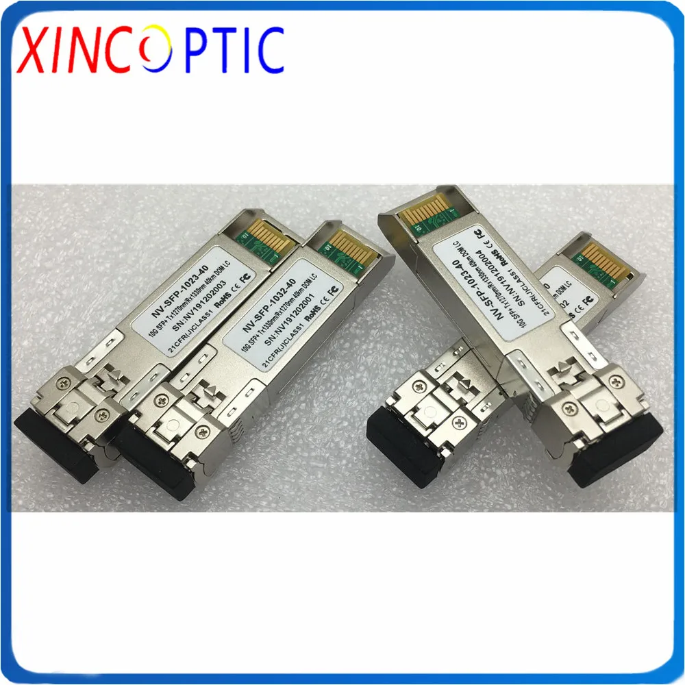Одноволоконный одиночный Modoe Mini GBIC WDM 10G 1270 нм/1330 нм 40 км BiDi SFP + LC DOM сильная
