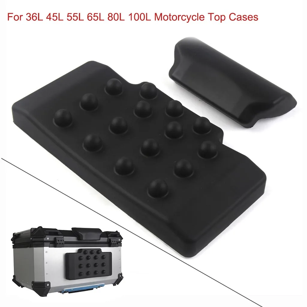 

Universal 36L 45L 55L 65L 80L 100L Motorcycle Top Case Passenger Backrest Luggage Box Rear Helmet Trunk Cushion Back Rest Pad