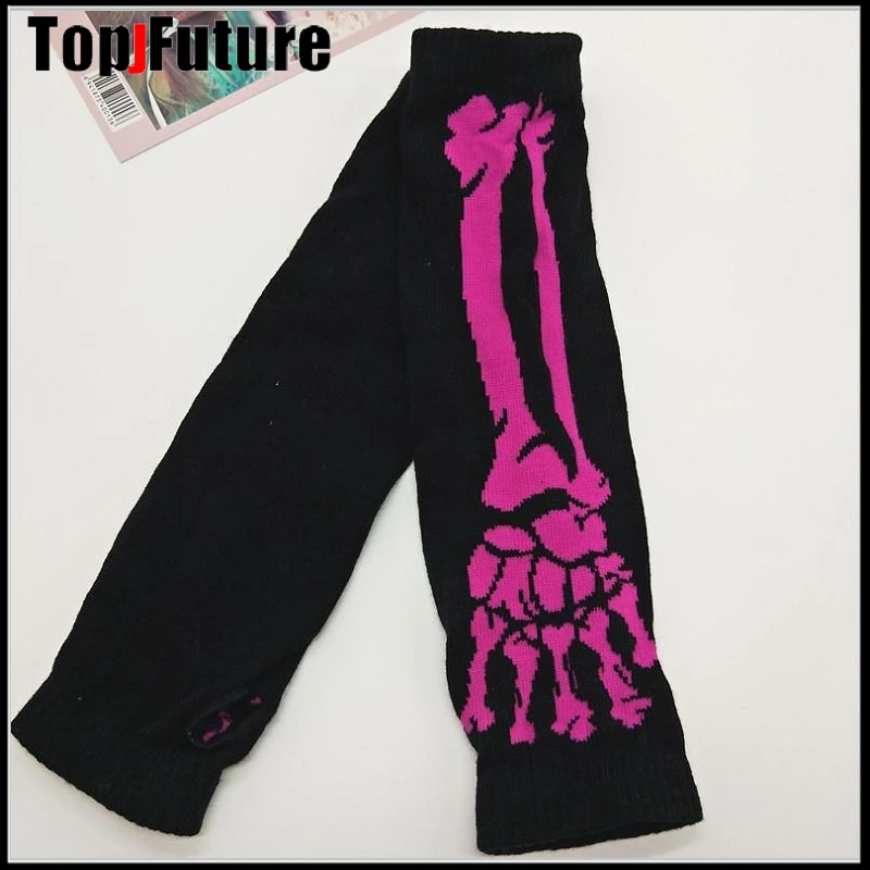 Harajuku в стиле панк на мотоциклах подогреватели руку унисекс Винтаж Ins Bf Белый Паук