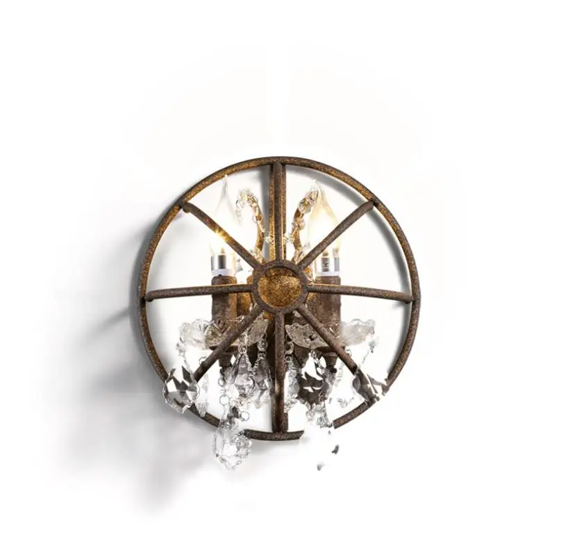 Американский стиль Сельский чердак личность Железный полукруг Хрустальный