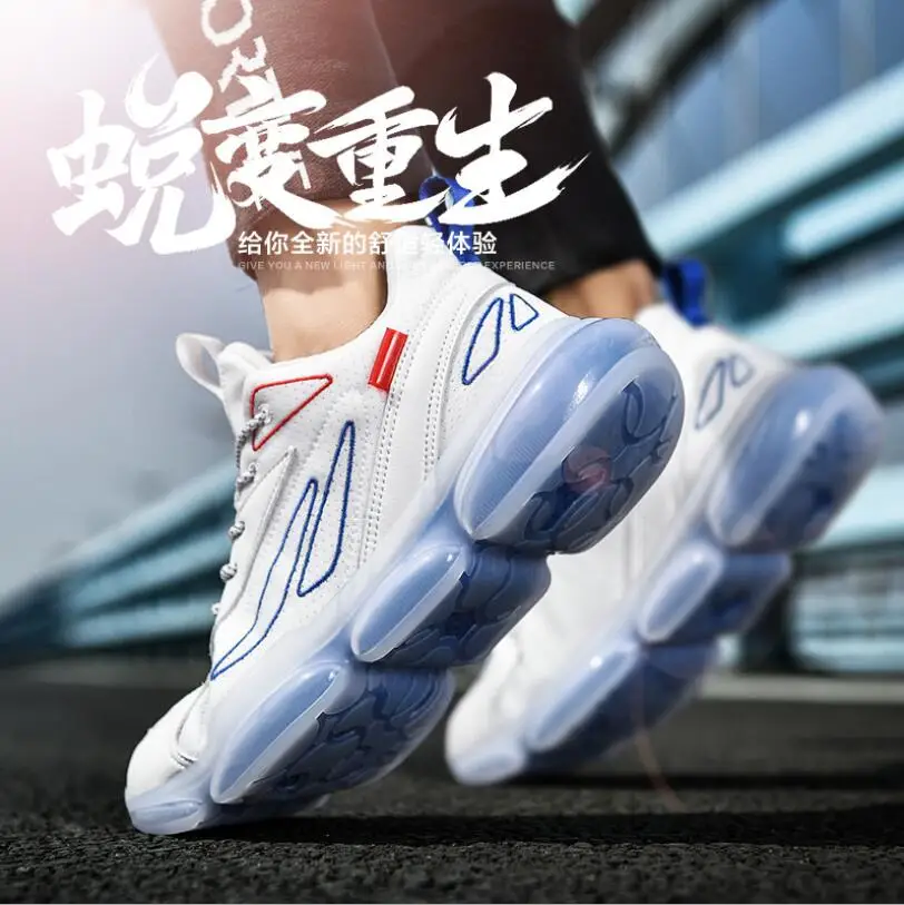 

New listing hot sale air cushion shoe four seasons Breathable running shoes men and women sports shoes G89-M89