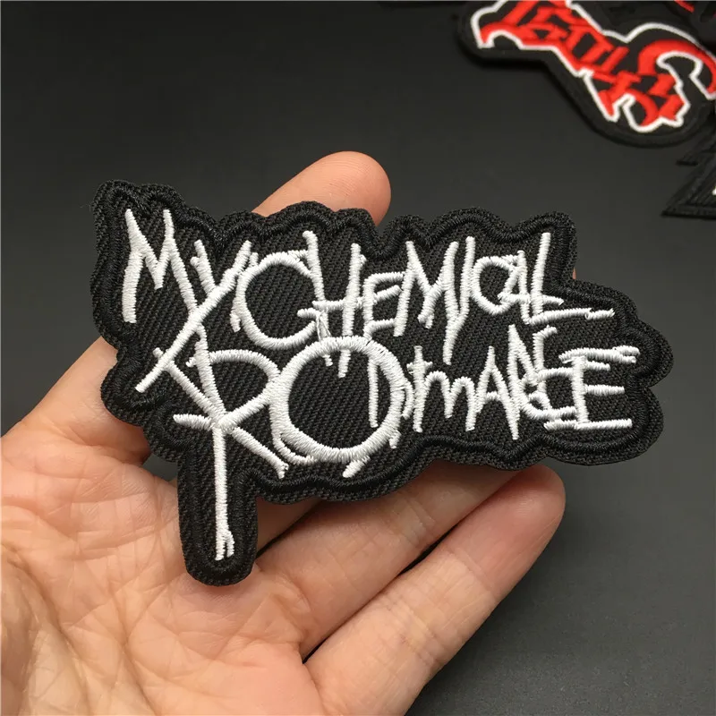 25 шт./лот рок-нашивки нашивки в полоску для одежды вышивка значки одежда наклейки