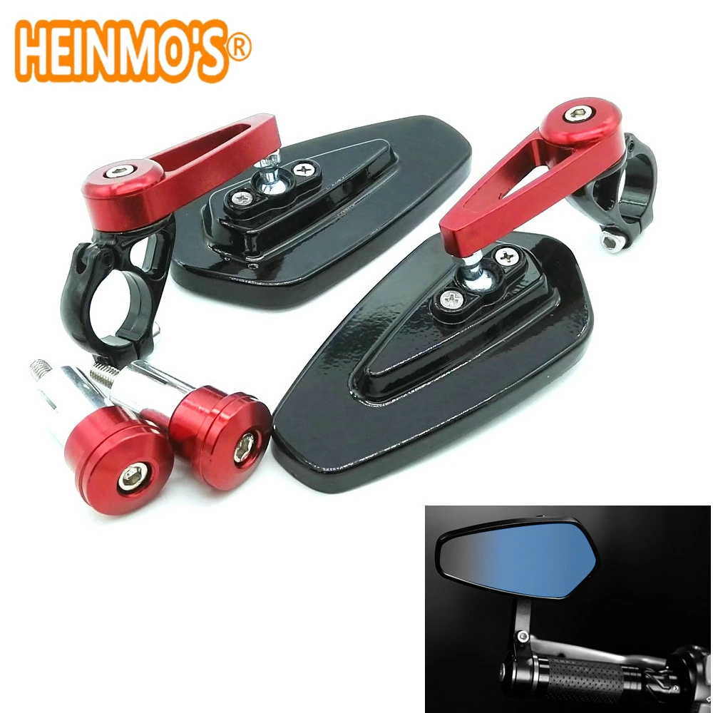 Новый черный цвет двигатель Цикл Зеркало заднего вида зеркала Боковая ручка БАР