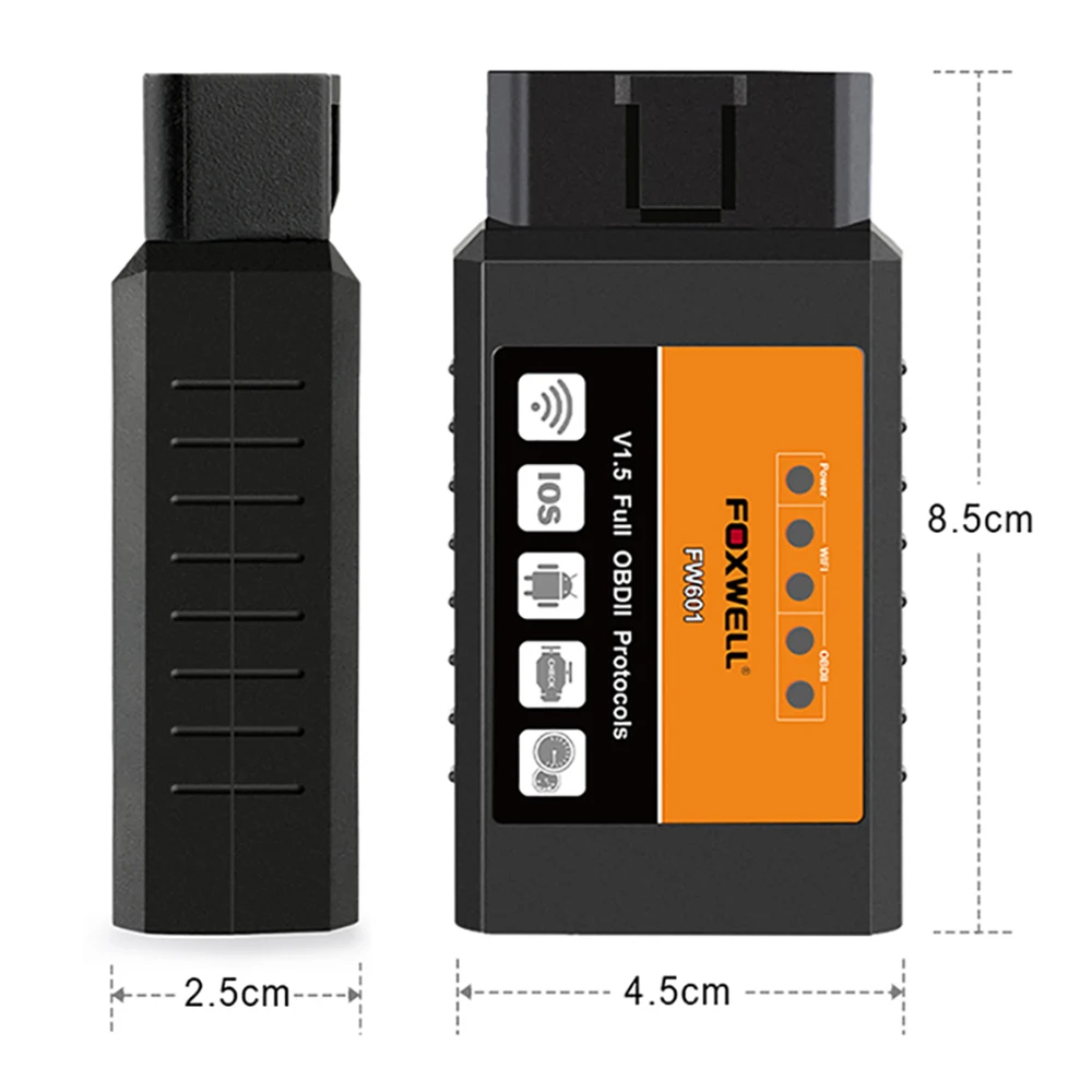 Сканер FOXWELL OBD2 ELM327 V1.5 WiFi OBD Автомобильный диагностический сканер | Автомобили и