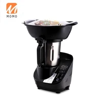 high speed food processor with steamer function and hot blender cooking machine vertical blender food processor commercial