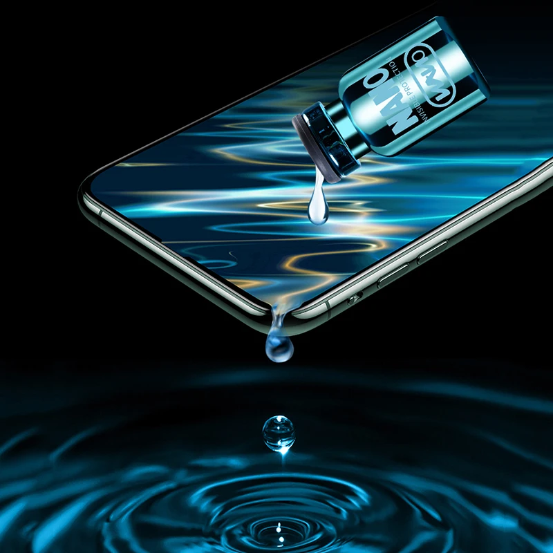 Нано протектор экрана с жидкостью для iPhone 11 Pro Max 7 8 PLUS Samsung S20 S10 S8 S9 Note 9 невидимый