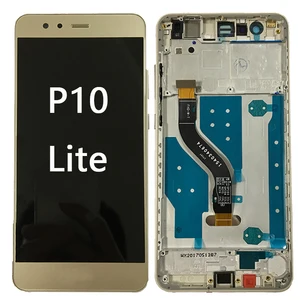 original lcd screen for huawei p 10 lite lcd with frame touch screen digitizer assembly p10 lite was lx1 was lx1a lcd display free global shipping