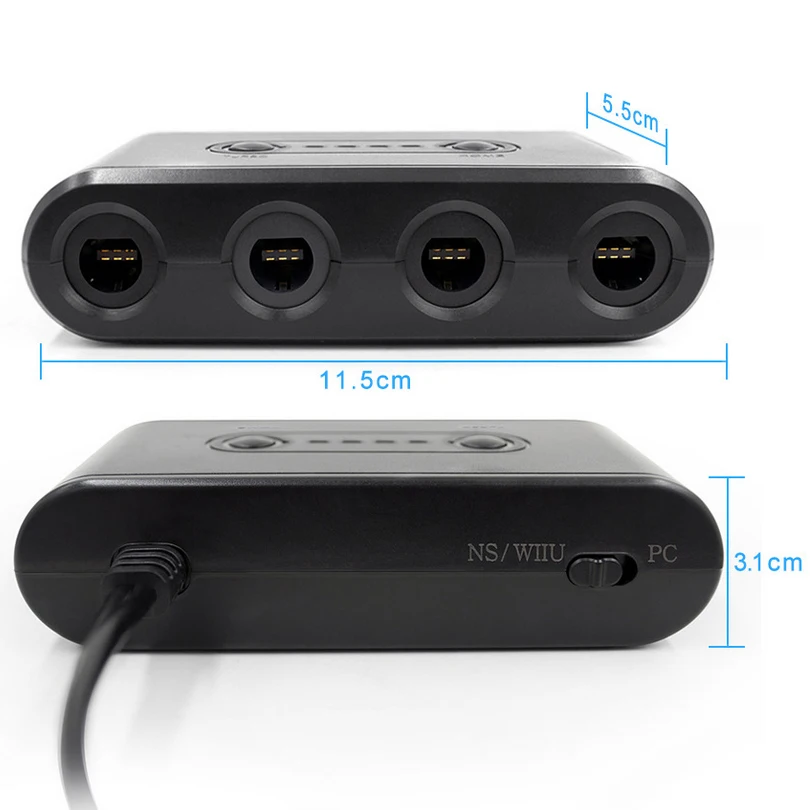 Для переключателя NS NX игровые аксессуары 4 порта ForGameCube GC Switch контроллеры usb