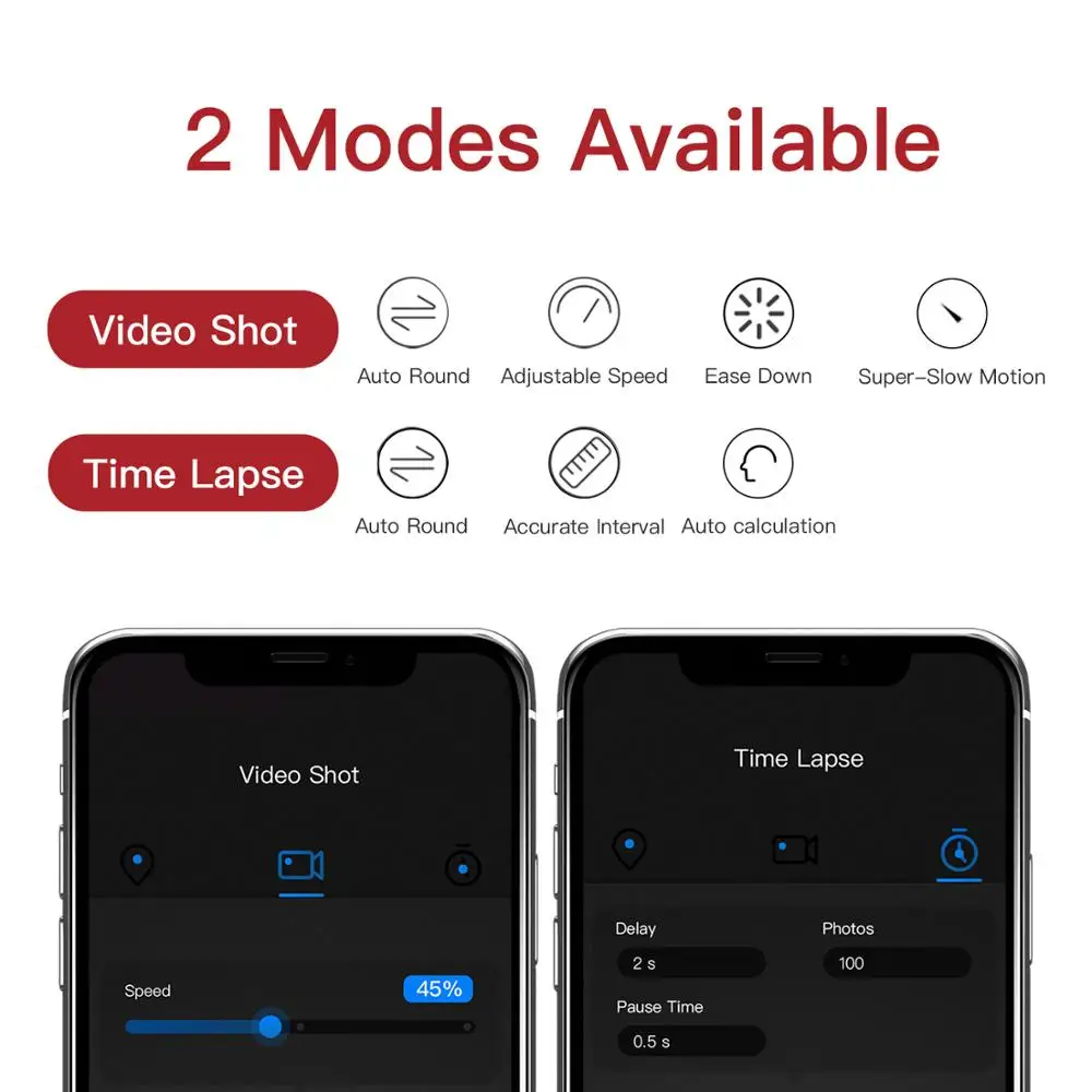 YC лук Алюминий механизированная камера слайдер приложение Bluetooth Управление