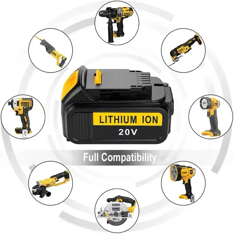 Аккумуляторный блок перезаряжаемый китайский DeWalt 20 вольт запчасти для