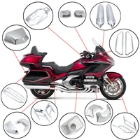 motorcycle front and rear chrome trim for honda goldwing 1800 f6b gl1800 2018 2019 2020 motorcycle accessories