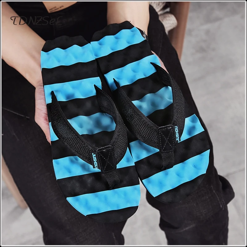 Новинка Летняя Повседневная нескользящая обувь Массажные модные эластичные