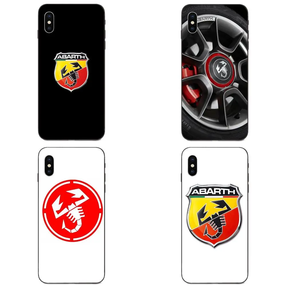 Для Apple iPhone 4 4S 5 5S SE 6 6S 7 8 11 Plus X XS Max XR Pro TPU чехол с логотипом Abarth|Чехлы-накладки| |
