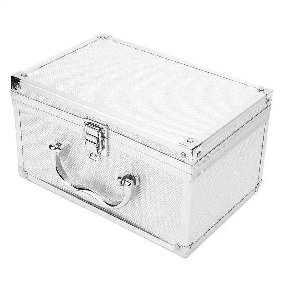 Portable Display Case 230 x 150 125mm Tool Box Aluminum Sponge Lining Hand Organizer Carrier Instrument | Инструменты
