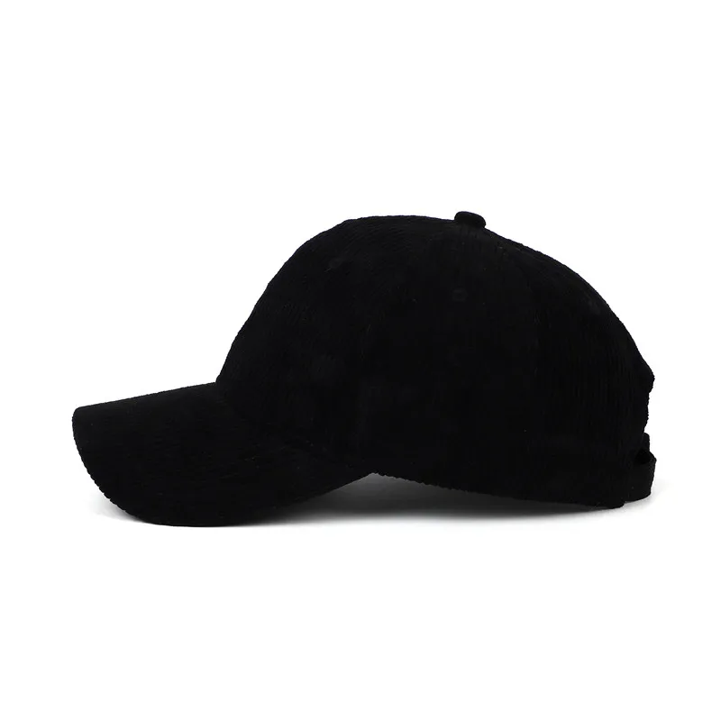 Вельветовая бейсбольная кепка для женщин Повседневная Свободная Зимняя с