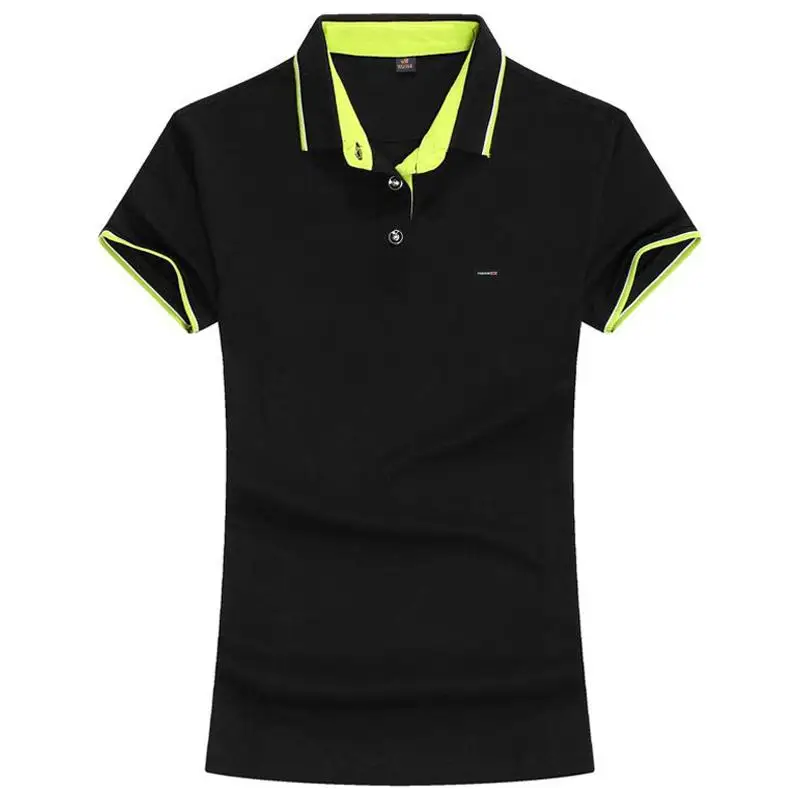 Мода 2020 лето новый стиль женские рубашки поло с коротким рукавом классические