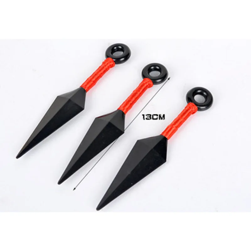 Аниме Наруто ниндзя кунай шурикен из ПВХ оружие реквизит ручной меч ножи для