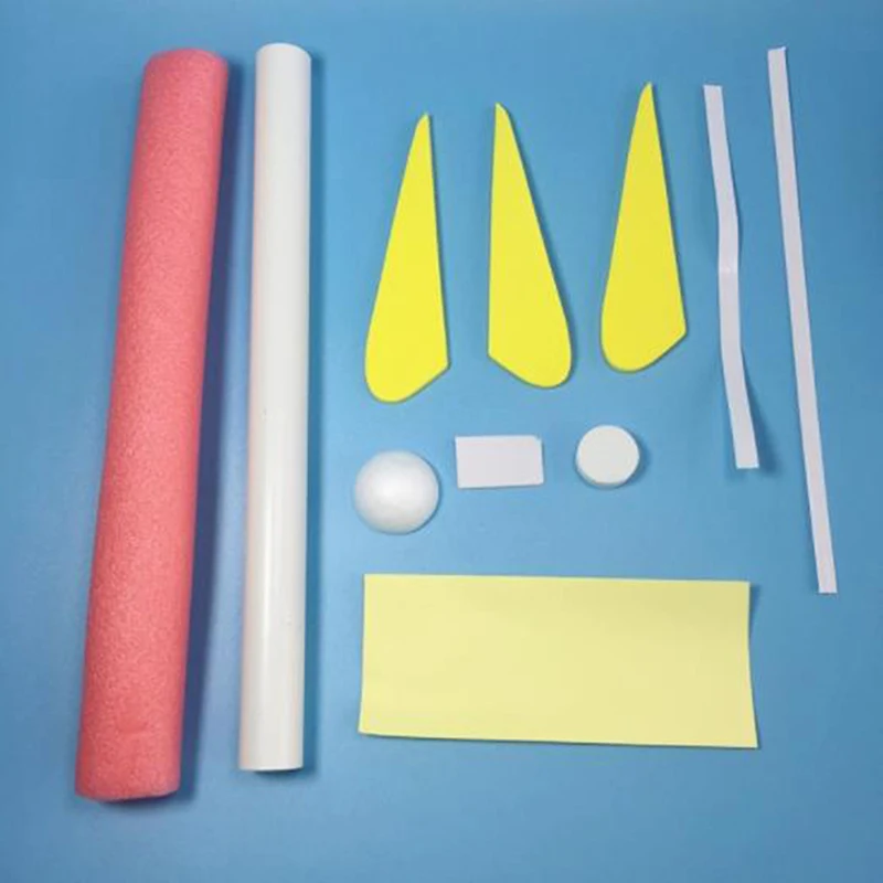 Kits educativos de ciencia para ni&ntilde;os, juguete lanzador de cohete, 1 unidad-3
