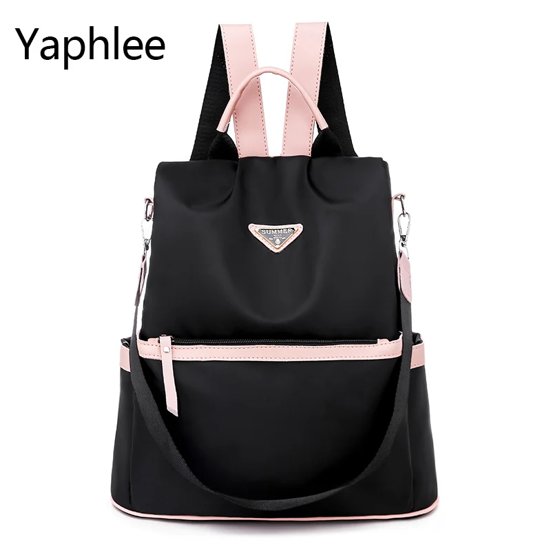 Yaphlee Ткань Оксфорд двойная сумка на плечо для женщин 2019 Новый Chao корейский модный