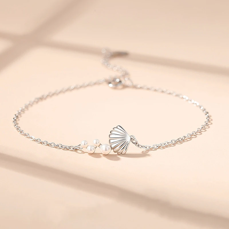 

SUPERAINBOW 925 Sterling Silver Natural Freshwater Pearl Bracelet For Women Birthday Party Fine Jewelry Charm Gifts SR-B32